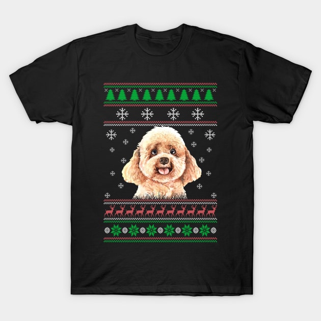 Cute Poodle Dog Lover Ugly Christmas Sweater For Women And Men